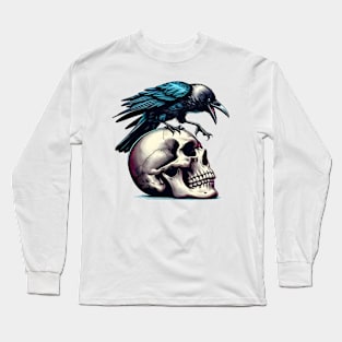 the crow Long Sleeve T-Shirt